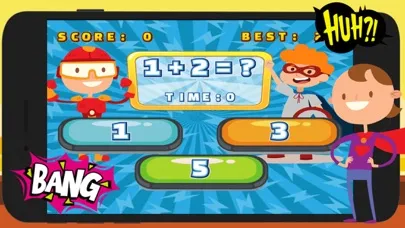 Fast Math Educational Kid Game For 2 to 3 Year Old スクリーンショット