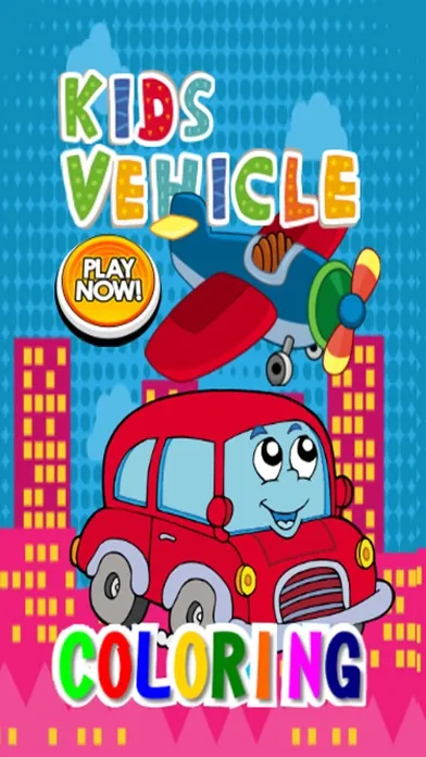 Capturas de pantalla de Vehicles Coloring Page Free-Fun Painting Good Kids
