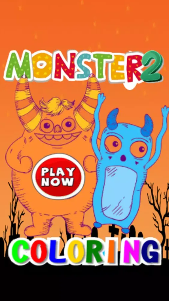 Monster happy halloween free crayon games for kids應用截圖