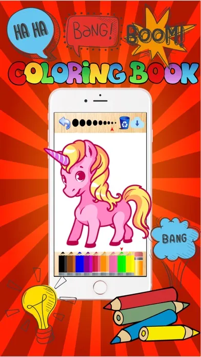 Coloring kids painting game for animals zoo books Screenshots