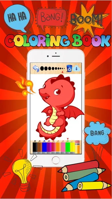 Coloring kids painting game for animals zoo books Screenshots