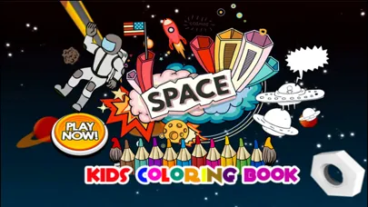 Ảnh chụp màn hình của Space Galaxy coloring book drawing painting kids