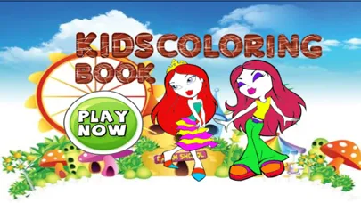 Captures d'écran de All girl princess games free crayon coloring games for toddlers