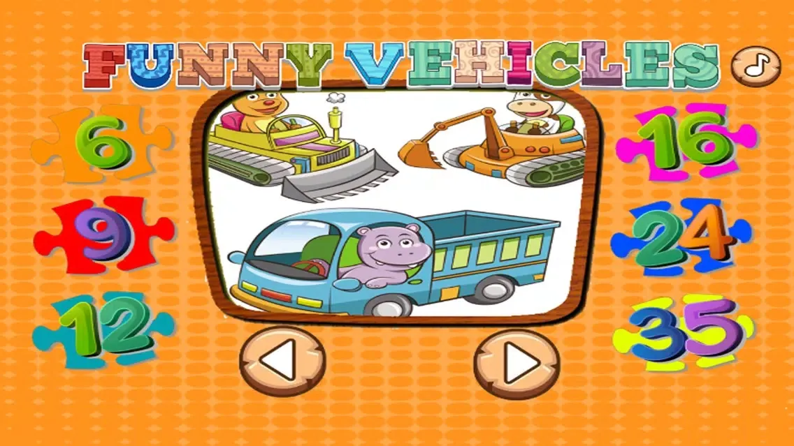 Kids Vehicle Games: Toddlers Learning Puzzle Free Screenshots