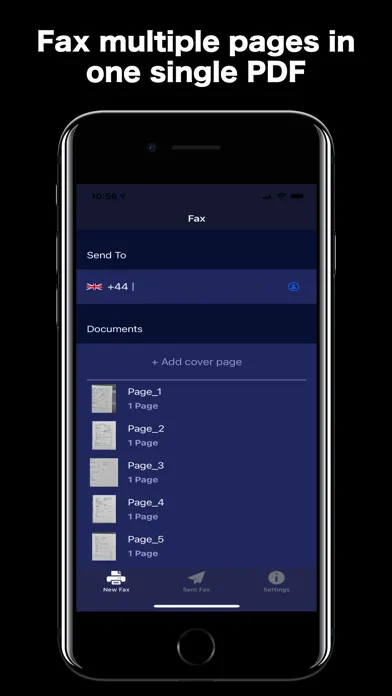 ภาพหน้าจอของ Fax from iPhone: Send Easy Fax