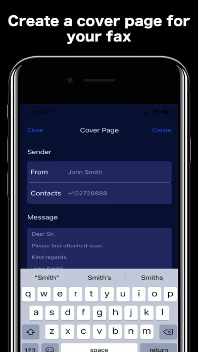 ภาพหน้าจอของ Fax from iPhone: Send Easy Fax