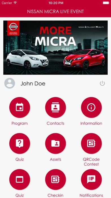 NissanEventApp應用截圖