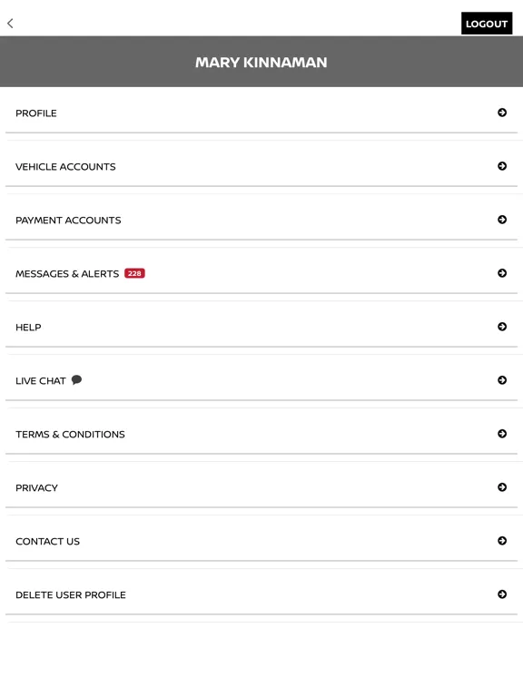 Zrzuty ekranu NMAC Account Manager iPad 