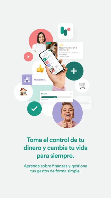 Tangkapan layar Mujer Financiera