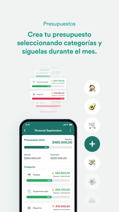 Tangkapan layar Mujer Financiera
