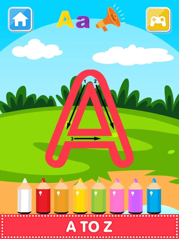 ABC Alphabet Phonics & Writing iPad 應用截圖