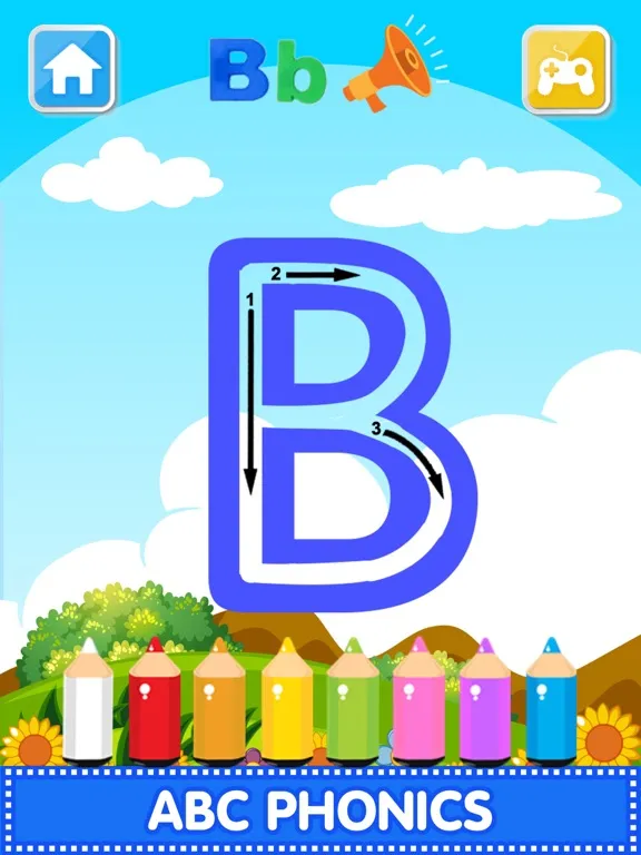 ABC Alphabet Phonics & Writing iPad 應用截圖