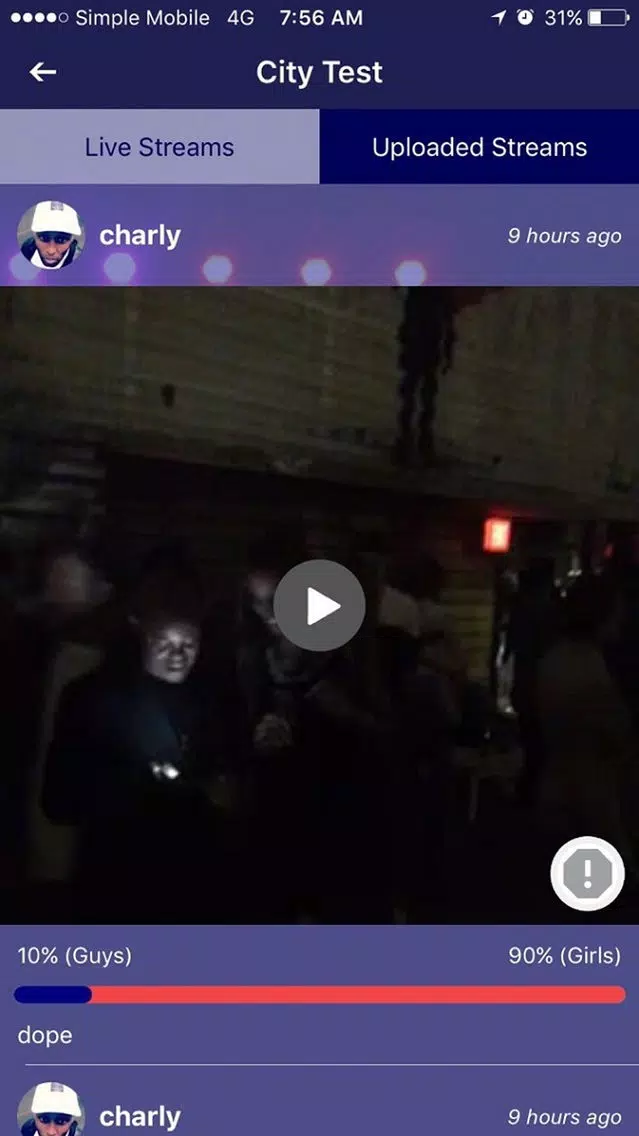 Nite Stream: Live Streaming the hottest Venues! سکرین شاٹس