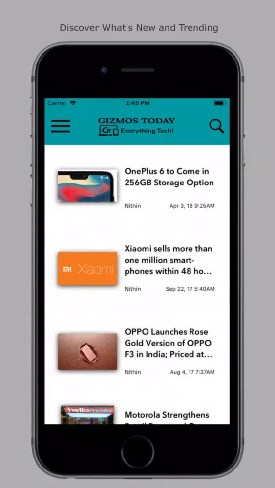 Gizmos Today Screenshots