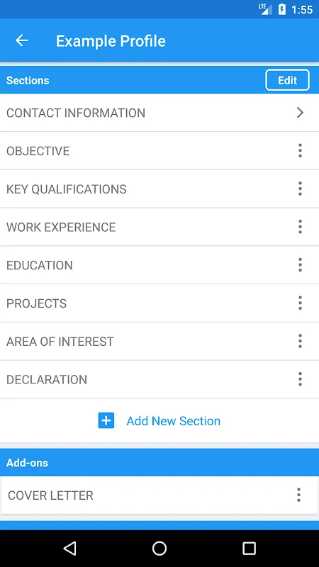 Smart Resume Builder Screenshots