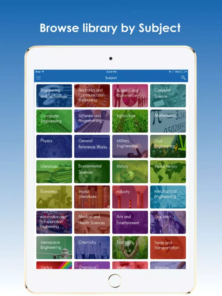 NITI Aayog eLibrary iPad 应用截图