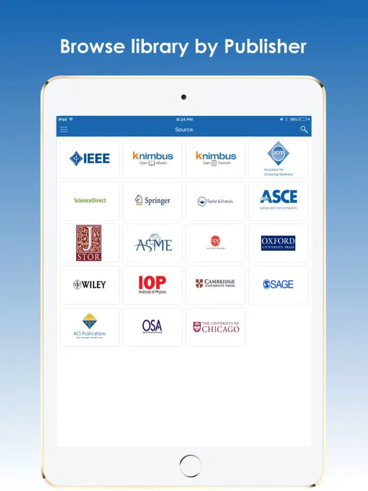 NITI Aayog eLibrary iPad 应用截图
