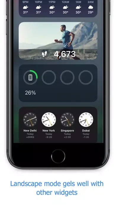 Zrzuty ekranu Stay Active-Step Count Widget