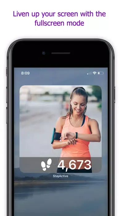 Zrzuty ekranu Stay Active-Step Count Widget