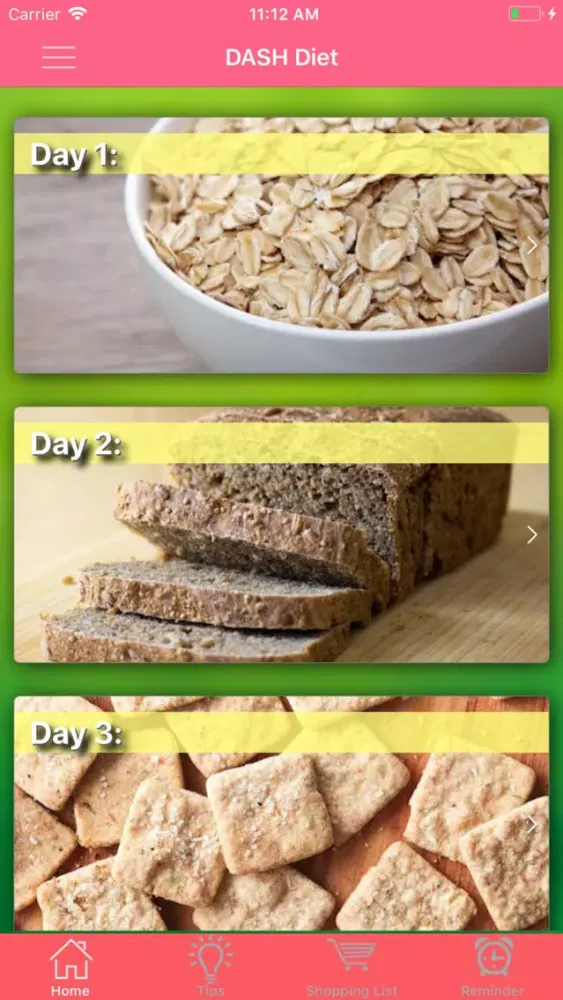 GM Diet Planner Screenshots