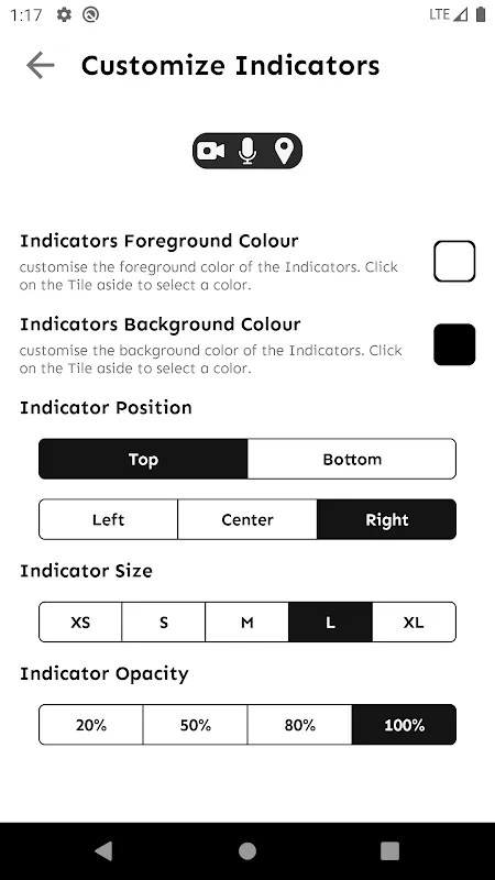 Privacy Indicators應用截圖