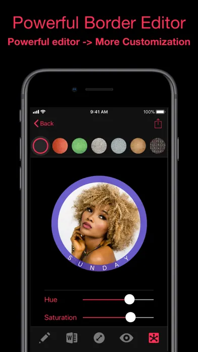 Profile Photo Border - Editor سکرین شاٹس