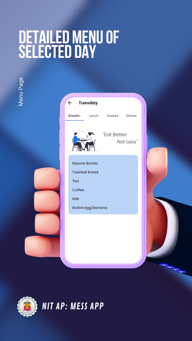NIT AP: Mess App স্ক্রিনশট