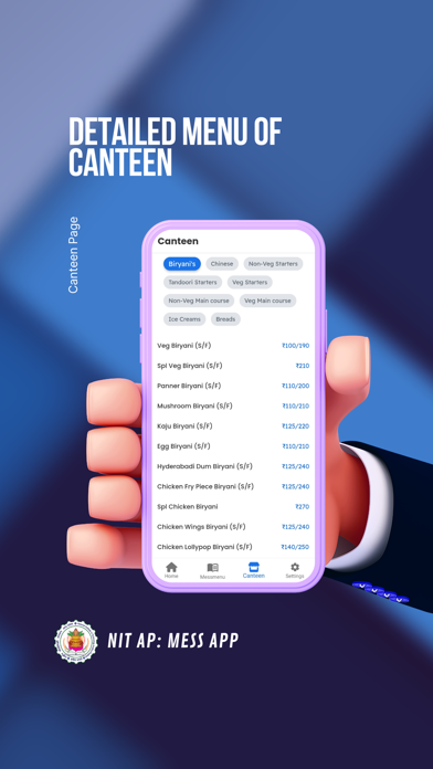 NIT AP: Mess App স্ক্রিনশট