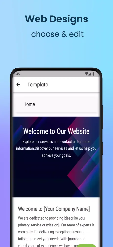 صور Giga Page - Website Builder