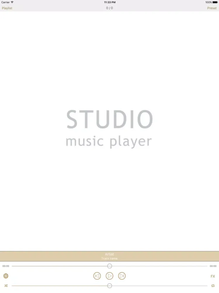 Tangkapan layar Studio Music Player | 48 bands equalizer for pro's iPad 