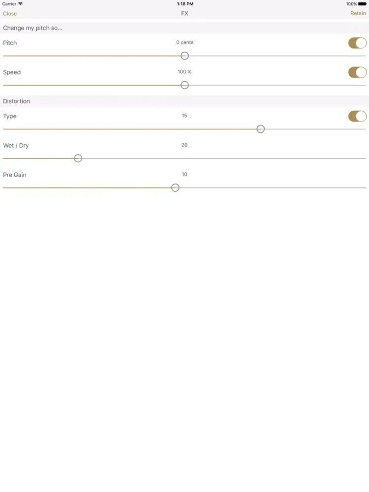 Tangkapan layar Studio Music Player | 48 bands equalizer for pro's iPad 