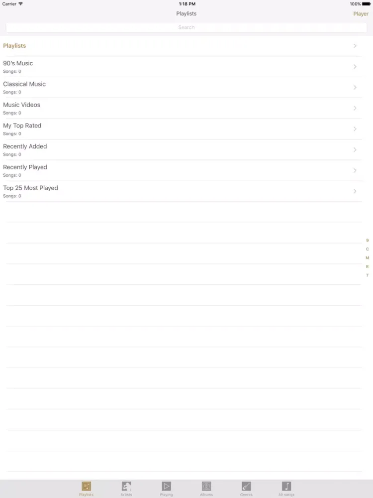 Tangkapan layar Studio Music Player | 48 bands equalizer for pro's iPad 