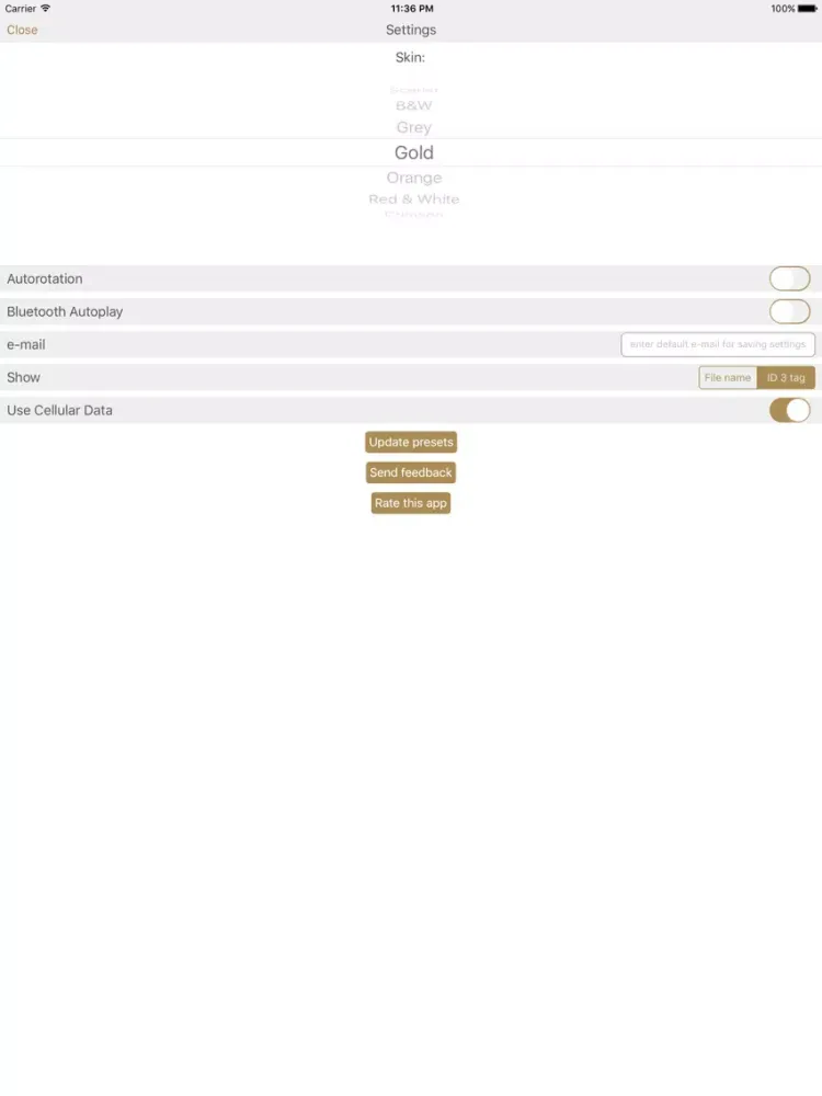 Studio Music Player DX Pro iPad 應用截圖