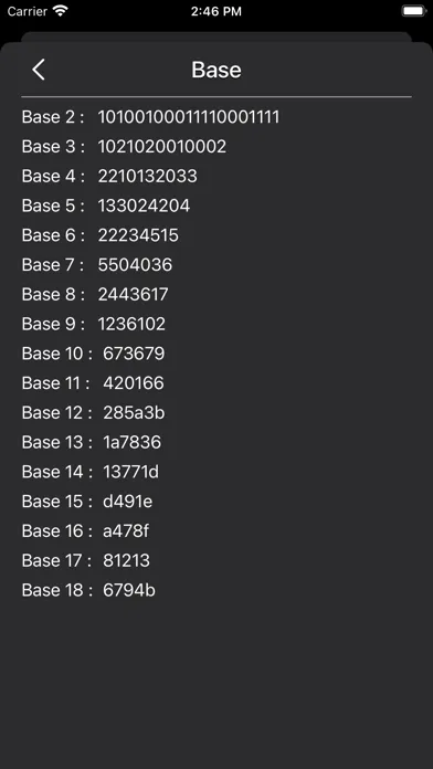 Bin Oct Dec Hex Calculator Screenshots
