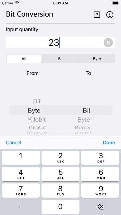 Bit Converter Plus スクリーンショット