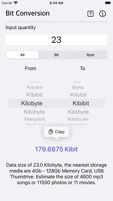 Bit Converter Plus スクリーンショット