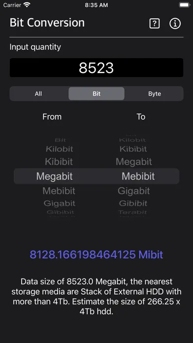 Bit Converter Plus スクリーンショット