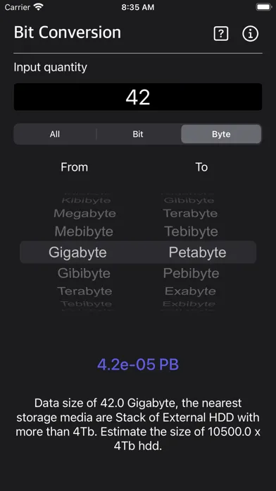 Bit Converter Plus スクリーンショット
