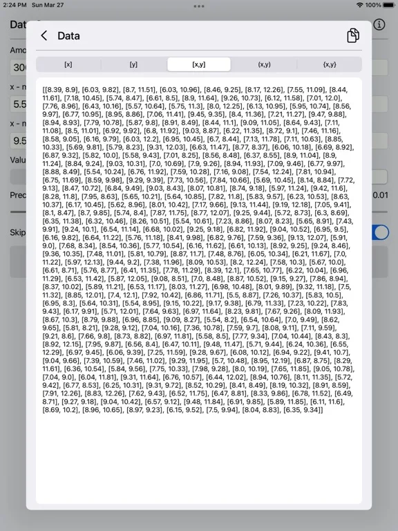 Data Generator Plus iPad  Screenshots