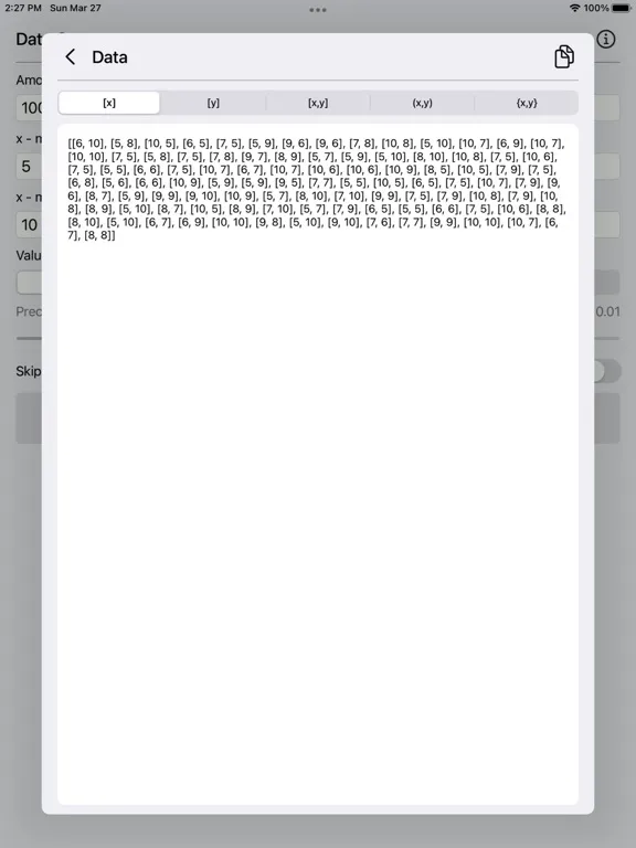 Data Generator Plus iPad  Screenshots