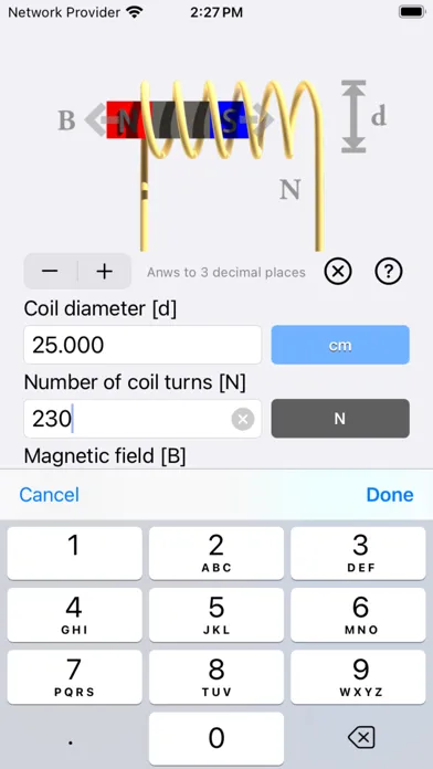 Faraday's Law Calculator 스크린샷