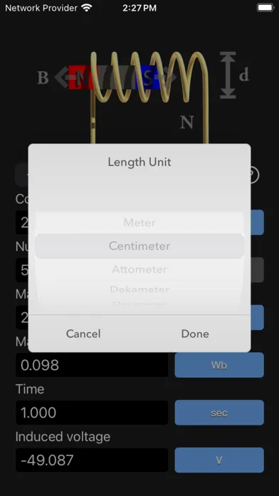Faraday's Law Calculator 스크린샷