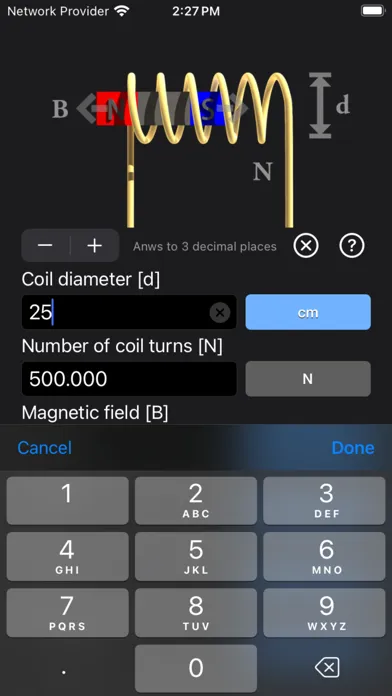 Faraday's Law Calculator 스크린샷