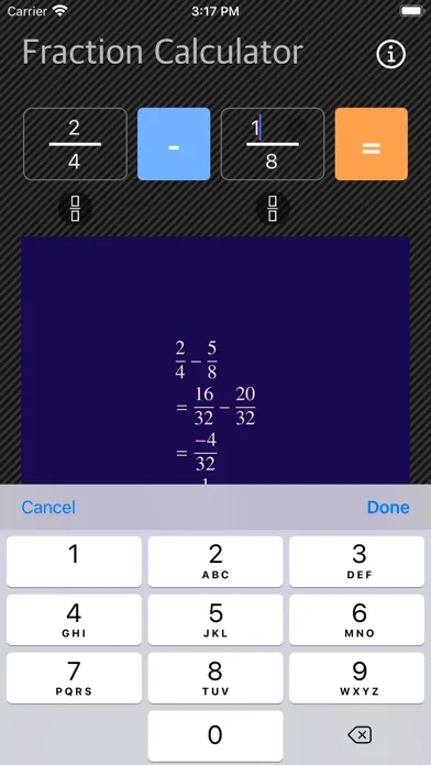 Screenshot di Fraction Calculator - Math