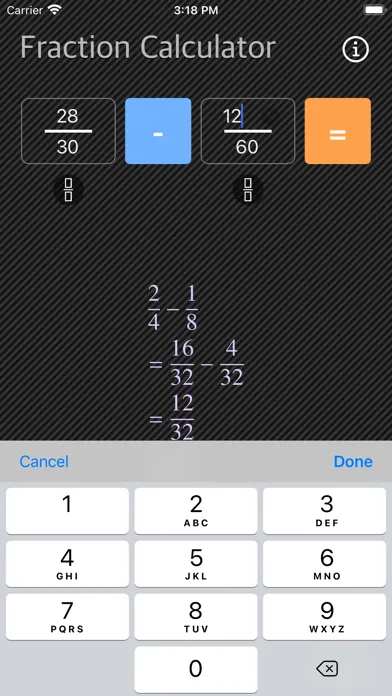 Screenshot di Fraction Calculator - Math