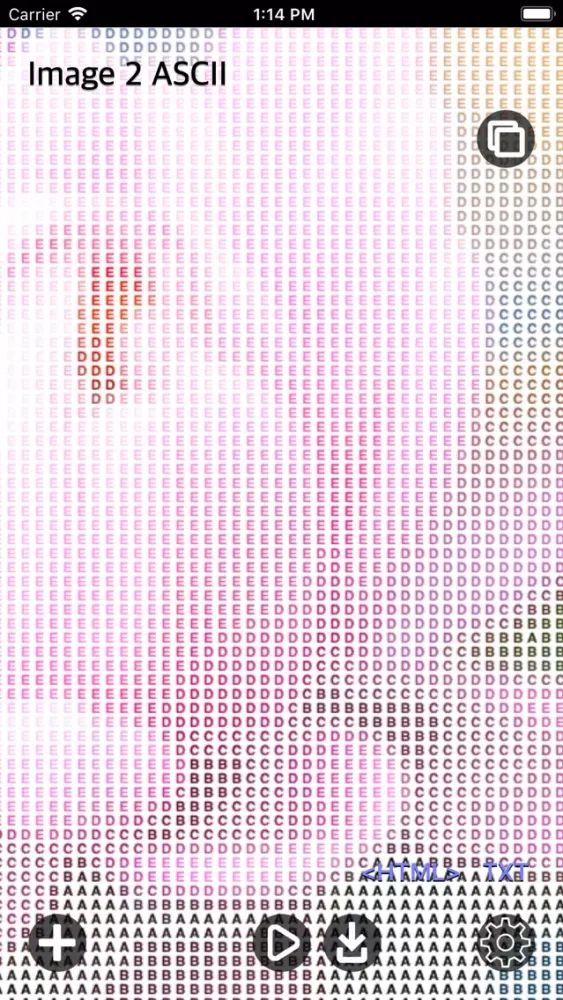 Tangkapan layar Image 2 ASCII Art