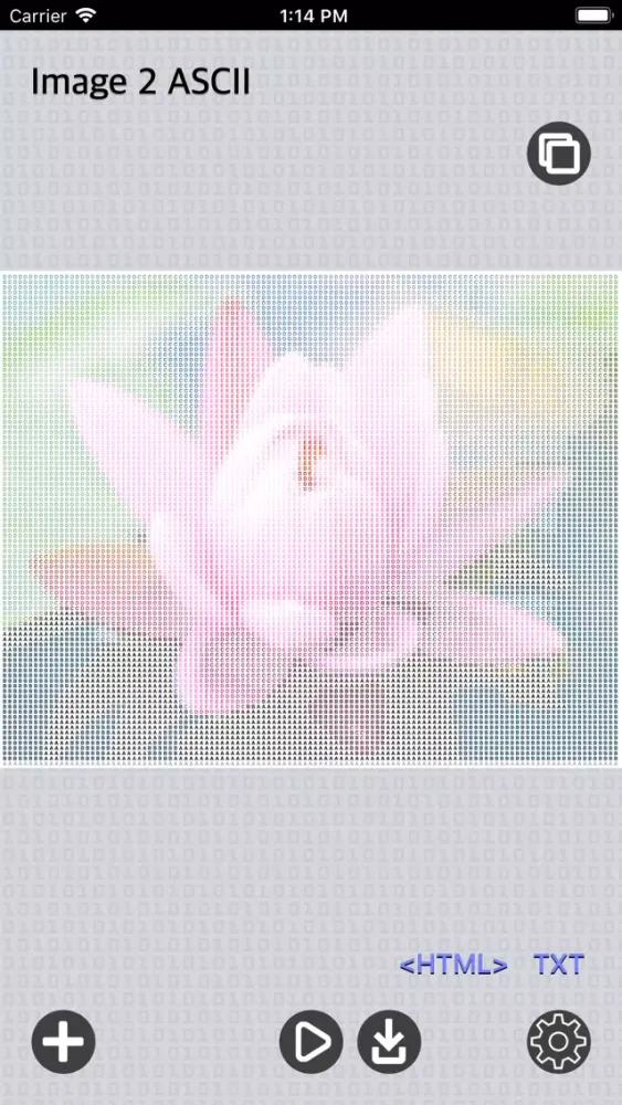 Tangkapan layar Image 2 ASCII Art