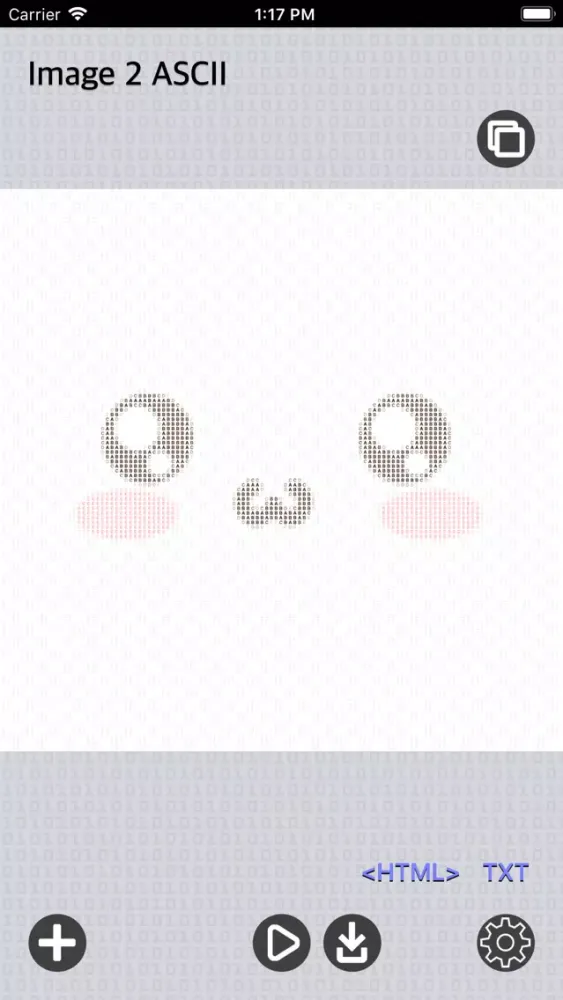 Tangkapan layar Image 2 ASCII Art