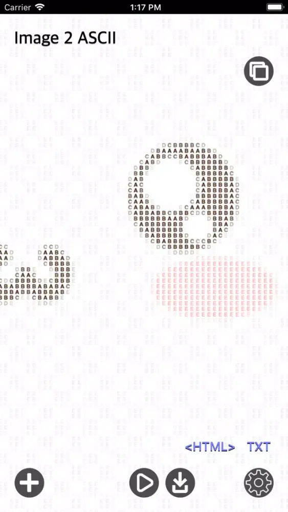 Tangkapan layar Image 2 ASCII Art