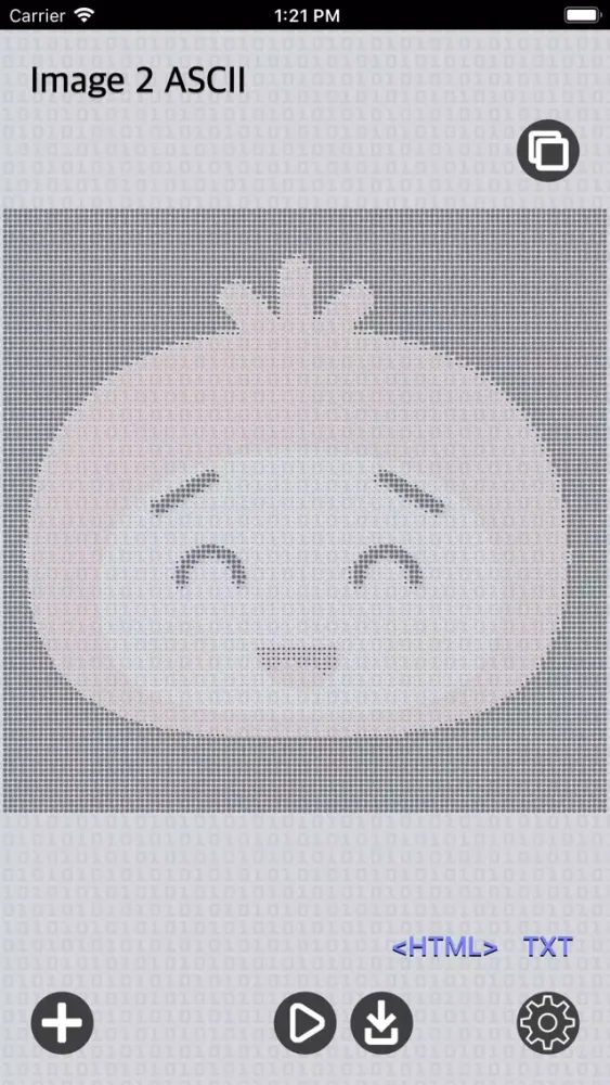 Tangkapan layar Image 2 ASCII Art